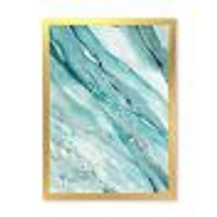 Silver Springs I Blue Green  Wall Art