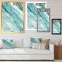 Silver Springs I Blue Green  Wall Art