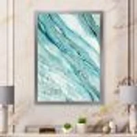 Silver Springs I Blue Green  Wall Art