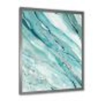 Silver Springs I Blue Green  Wall Art