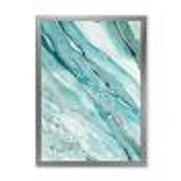 Silver Springs I Blue Green  Wall Art