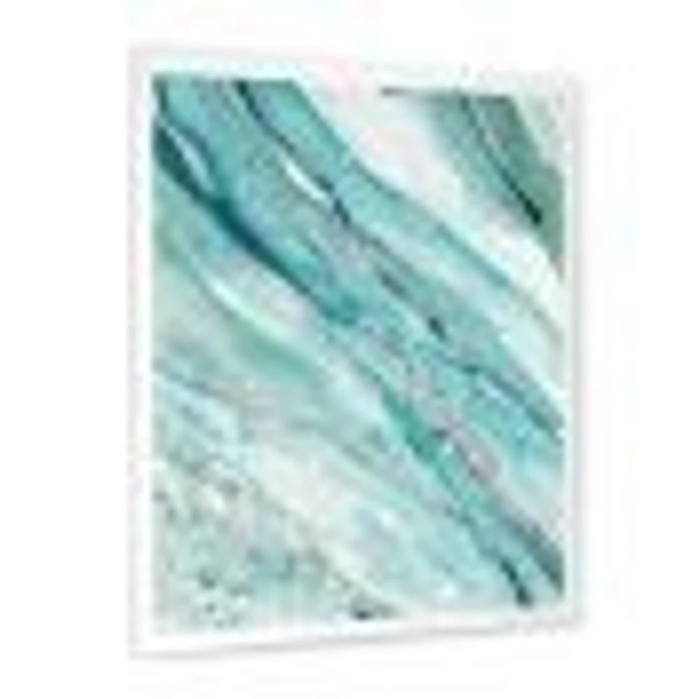 Silver Springs I Blue Green  Wall Art