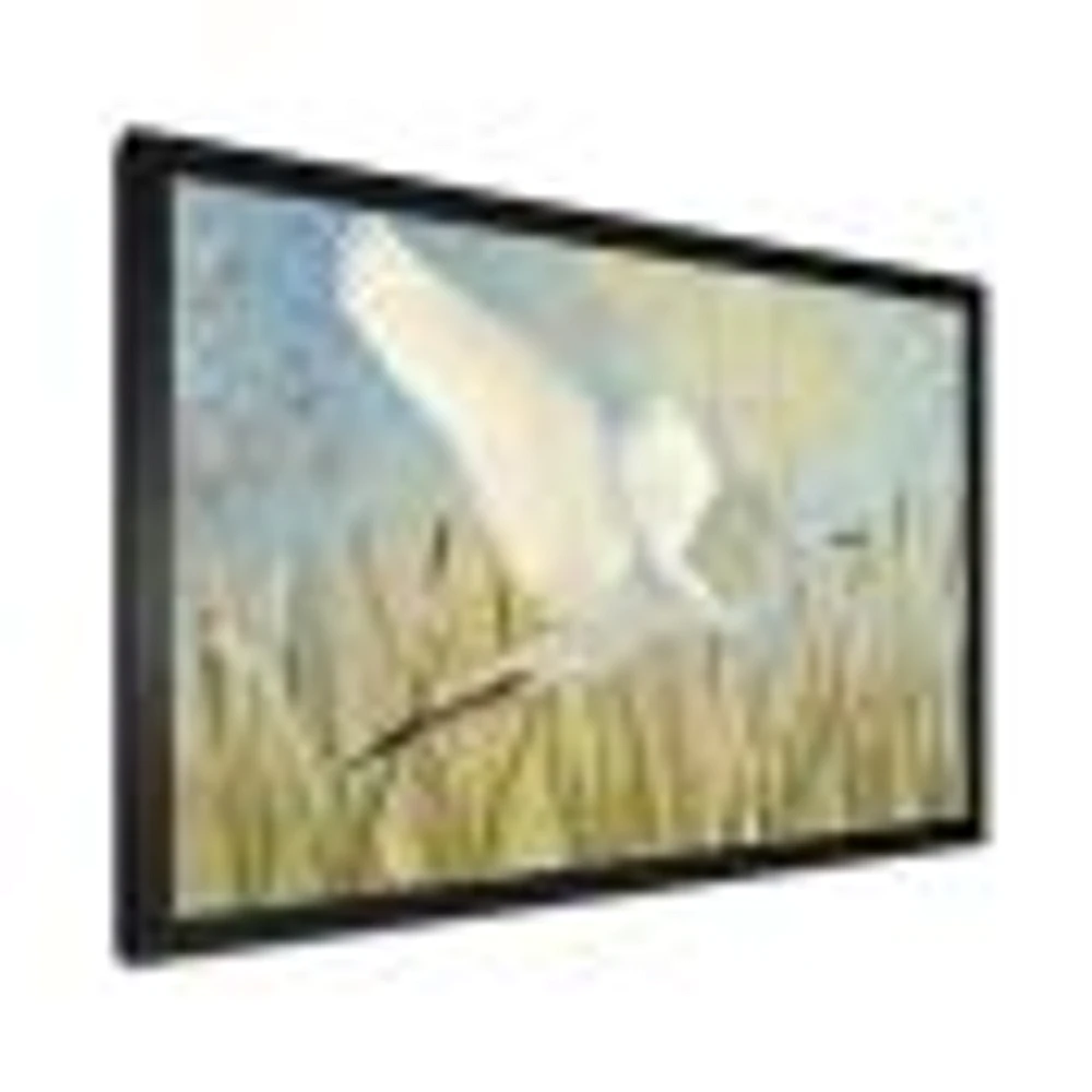 Toile « Snowy Egret Flight vII