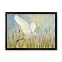 Toile « Snowy Egret Flight vII