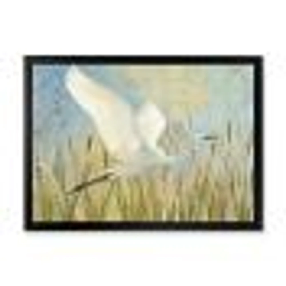 Toile « Snowy Egret Flight vII