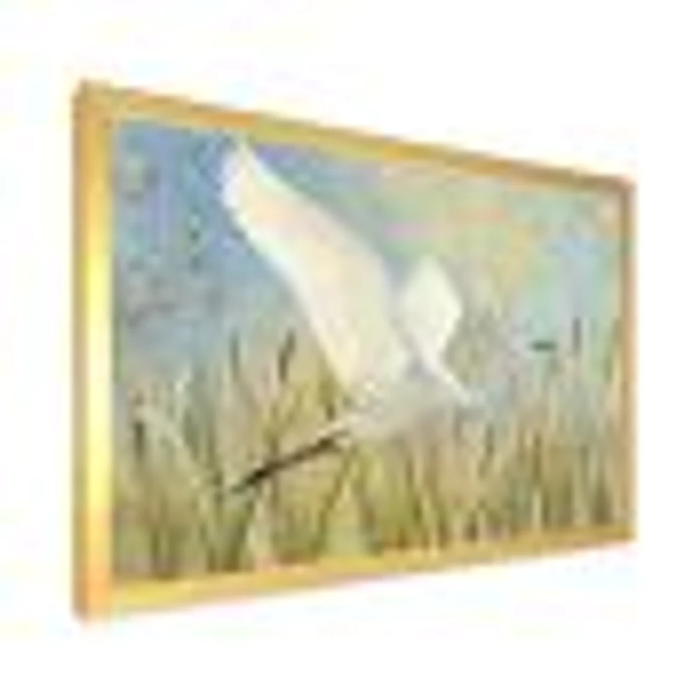 Toile « Snowy Egret Flight vII