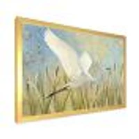 Toile « Snowy Egret Flight vII