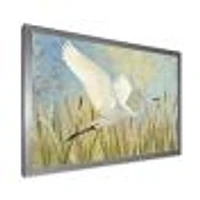 Toile « Snowy Egret Flight vII