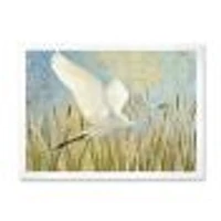 Toile « Snowy Egret Flight vII