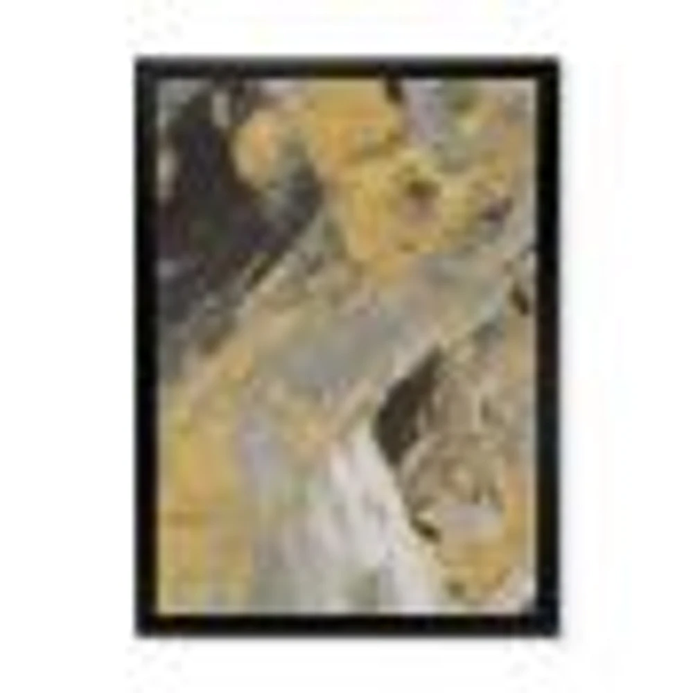 Marble Gold and Black  Wall Art