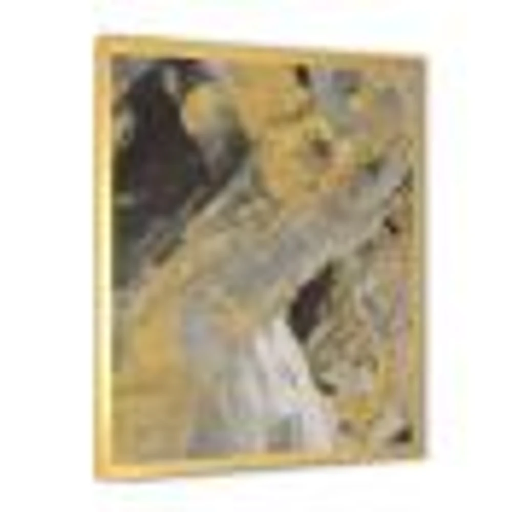 Marble Gold and Black  Wall Art