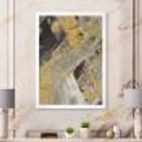 Marble Gold and Black  Wall Art