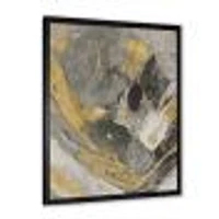 Toile « Marble Gold and Black II »