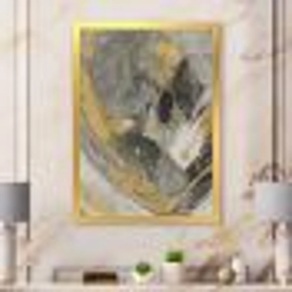 Marble Gold and Black II  Wall Art