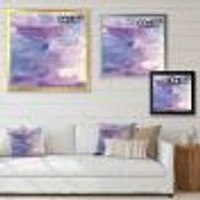 Watercolor Purple Haze II  Wall Art