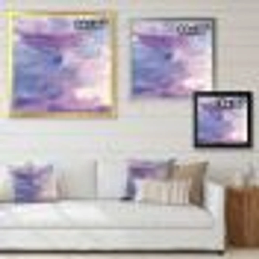 Watercolor Purple Haze II  Wall Art