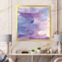 Watercolor Purple Haze II  Wall Art