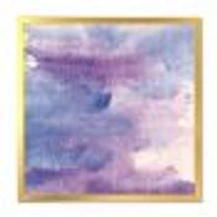 Watercolor Purple Haze II  Wall Art