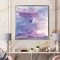 Watercolor Purple Haze II  Wall Art