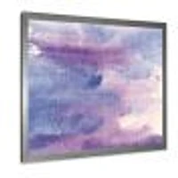 Watercolor Purple Haze II  Wall Art