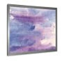 Watercolor Purple Haze II  Wall Art