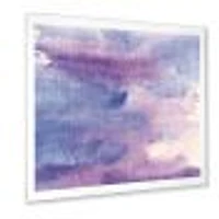 Watercolor Purple Haze II  Wall Art