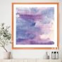 Watercolor Purple Haze II  Wall Art