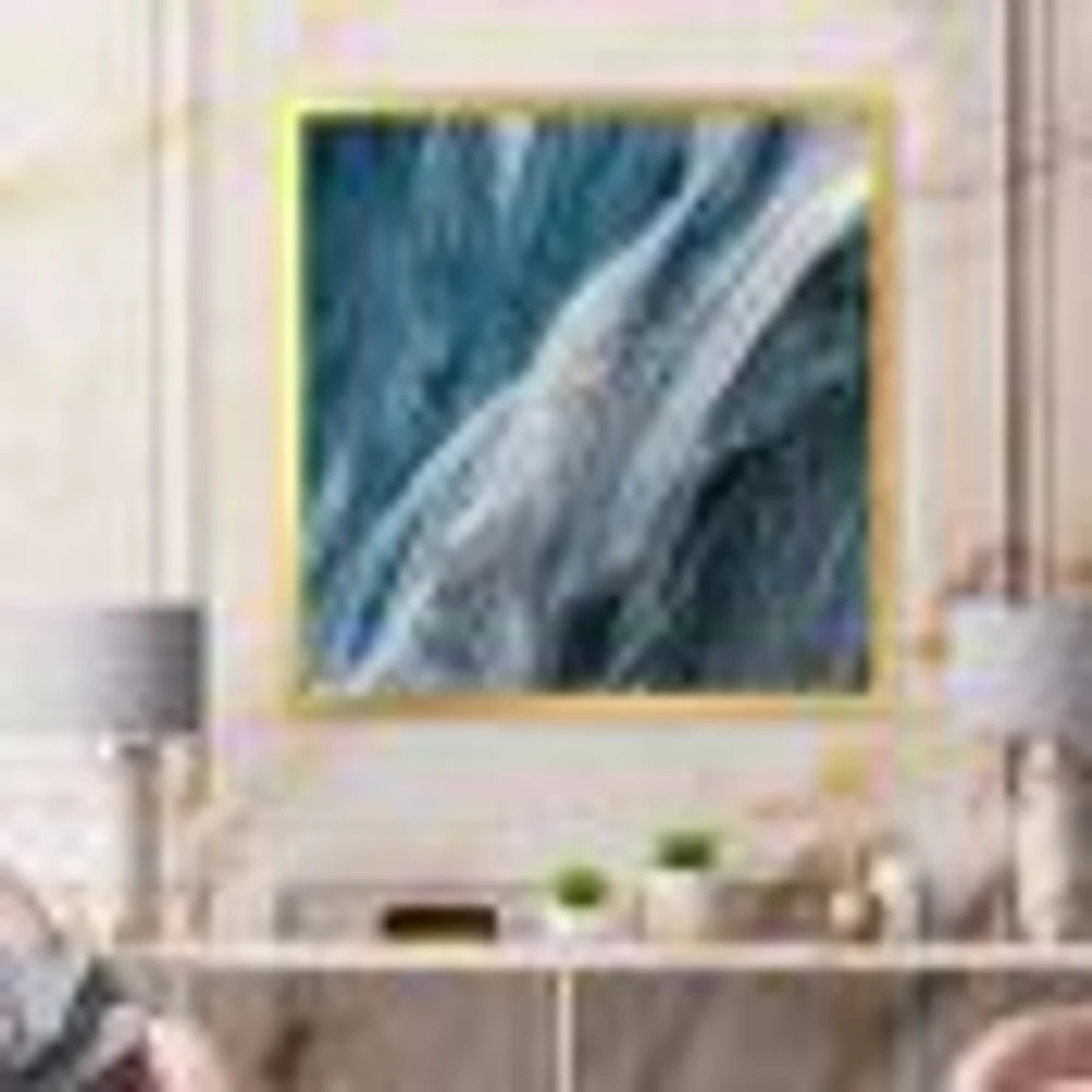 Splash Blue Indigo  Wall Art