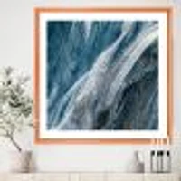 Splash Blue Indigo  Wall Art