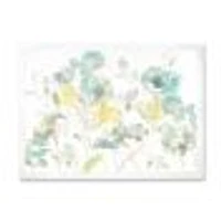 Toile  « Aqua Rose Natural Element »