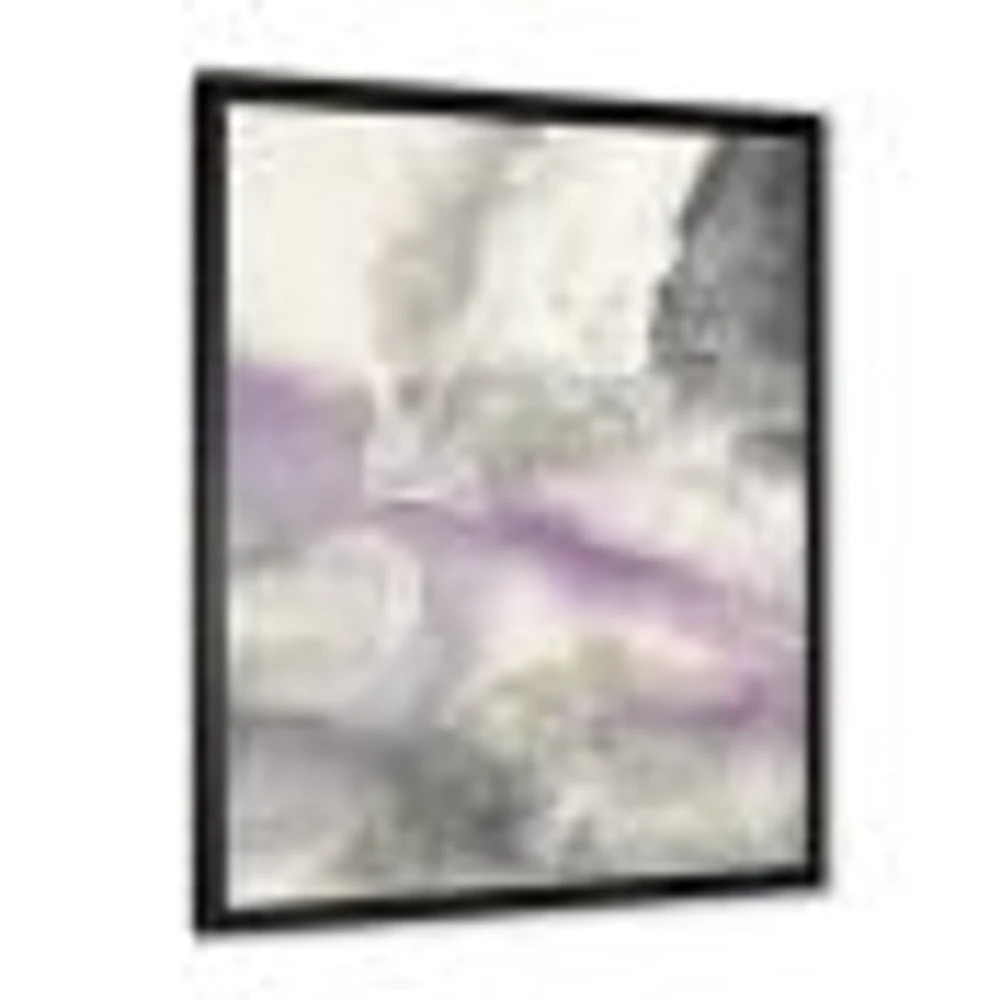 Watercolor Minimal Purple Tones I  Wall Art