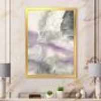 Watercolor Minimal Purple Tones I  Wall Art