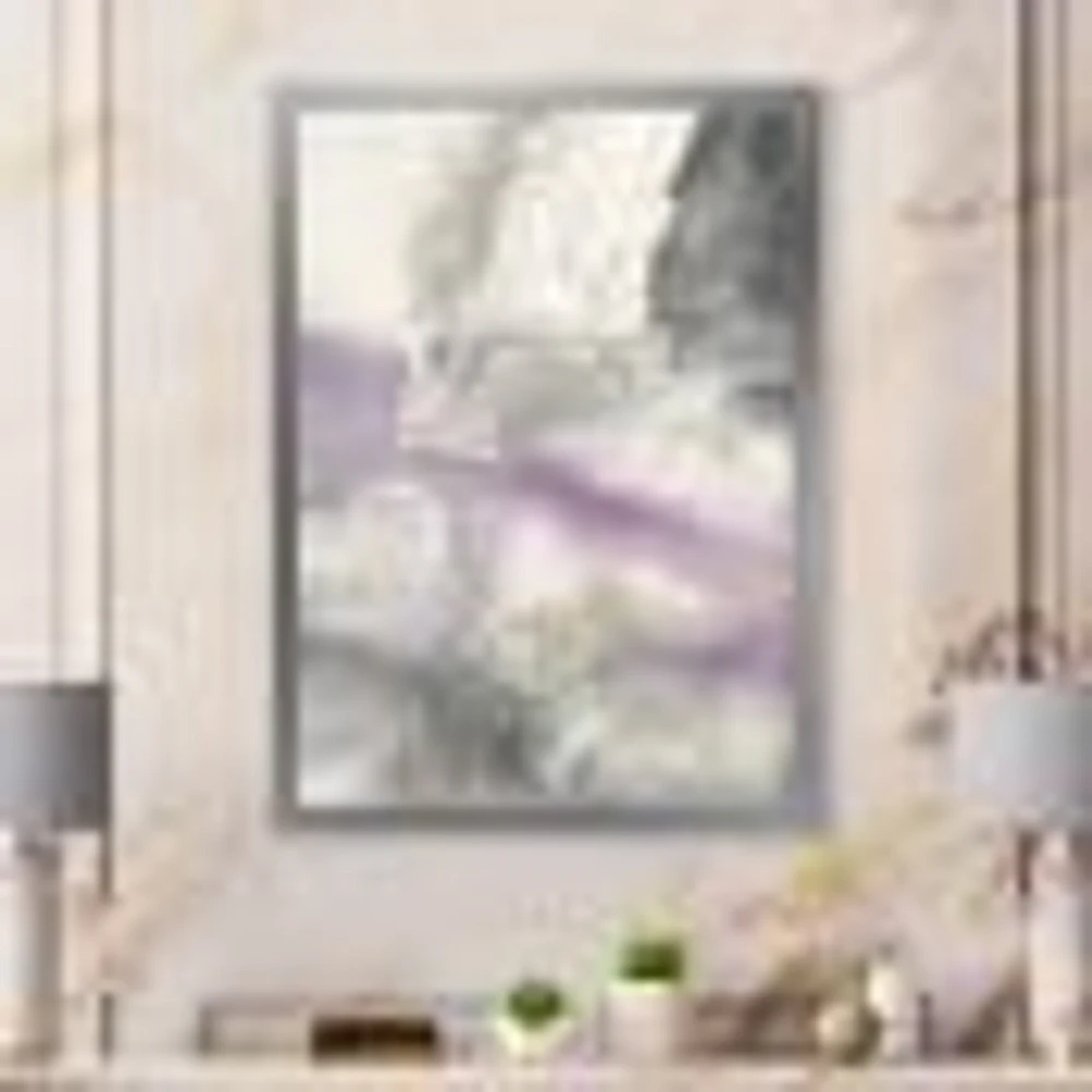 Watercolor Minimal Purple Tones I  Wall Art