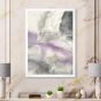 Watercolor Minimal Purple Tones I  Wall Art