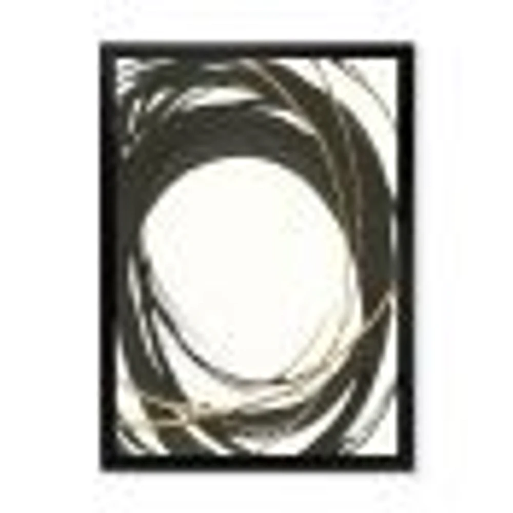 Gold Glamour Circle II  Wall Art