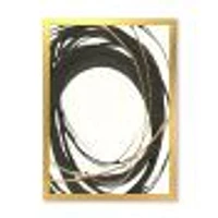 Gold Glamour Circle II  Wall Art