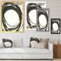 Gold Glamour Circle II  Wall Art