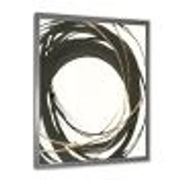 Gold Glamour Circle II  Wall Art