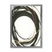 Gold Glamour Circle II  Wall Art