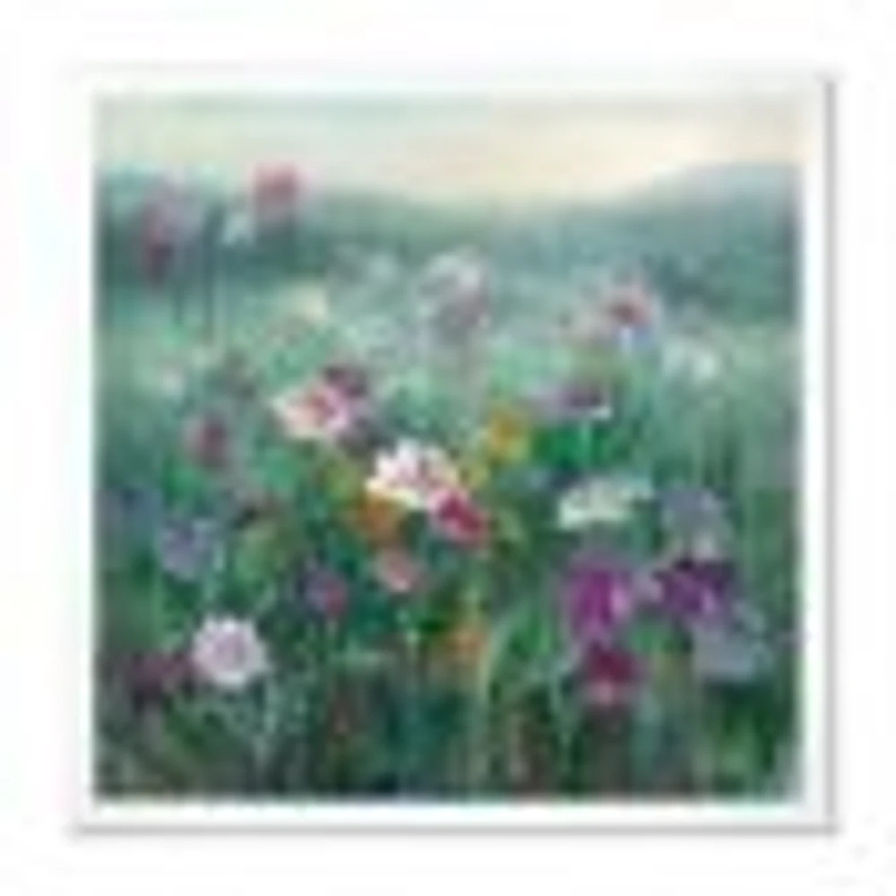 Flower Field  Wall Art