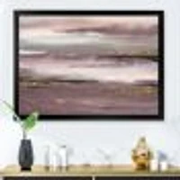 Purple Glam Storm IV  Wall Art