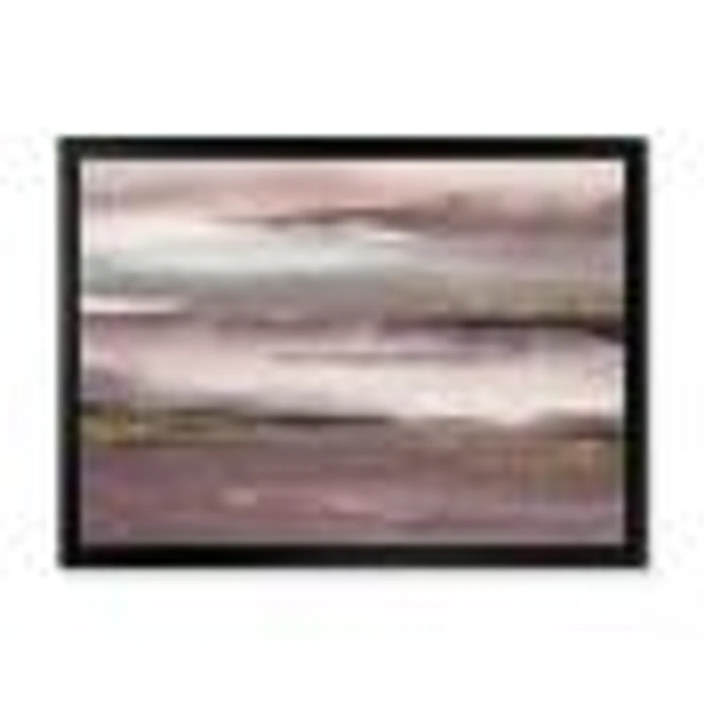 Purple Glam Storm IV  Wall Art