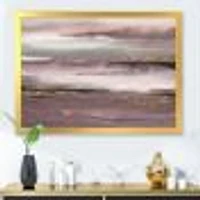 Purple Glam Storm IV  Wall Art