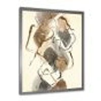 Gold Glam Squares III  Wall Art