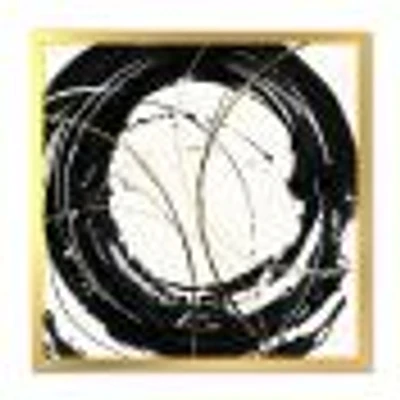 Gold Metallic Circle  Wall Art