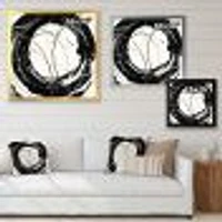 Gold Metallic Circle  Wall Art