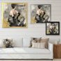 Gold Fashion Dance  Wall Art