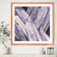 Toile « Geometric Purple Glacier