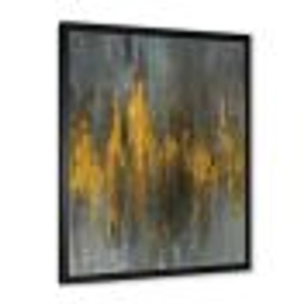 Black and Gold Glam Abstract Wall Art