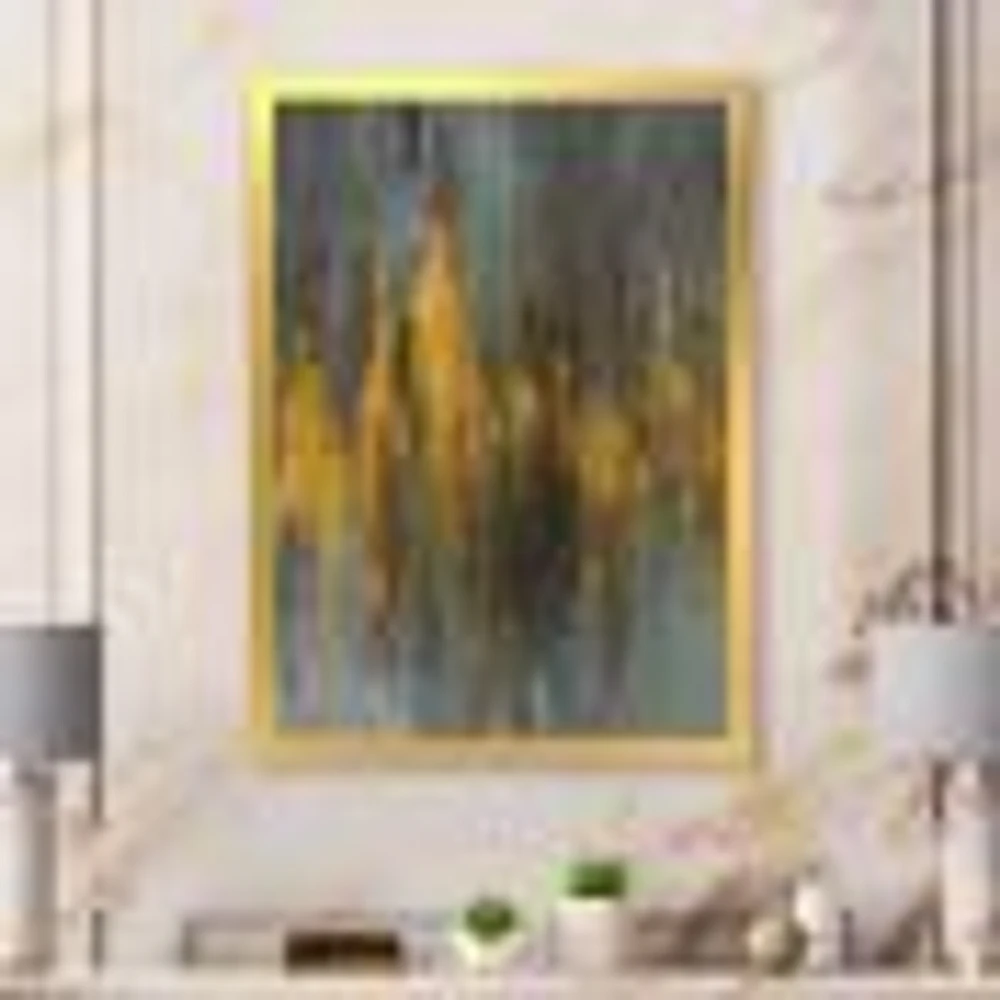 Black and Gold Glam Abstract Wall Art